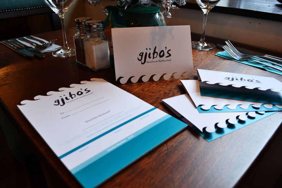 Gjibos menu design